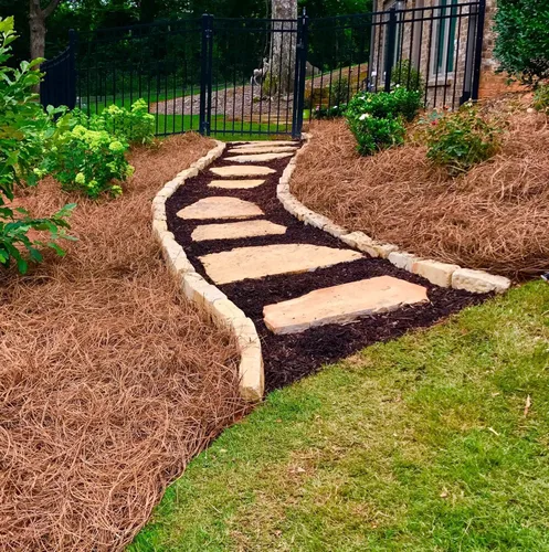Miniatura 4 de Long Needle Pine Straw Mulch – Cobertura de 3200 pies cuadrados, 1 juego – Paja de pino cosechada en Estados Unidos de primera calidad