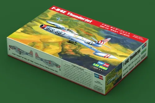 Miniatura 2 de Hobby Boss Kit de construcción de modelo de avión Thunderjet F-84E