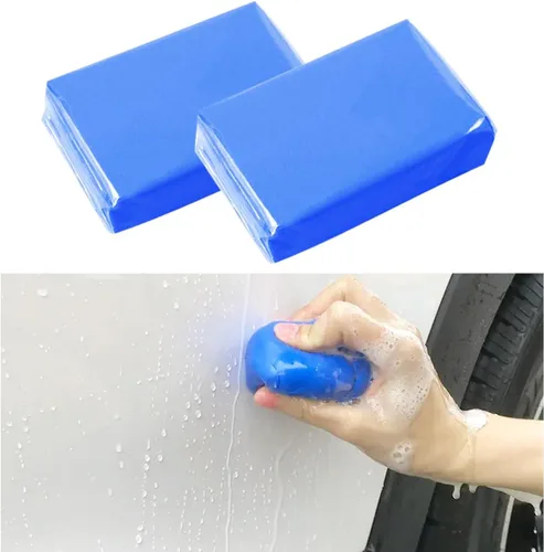 Miniatura 3 de 2 unidades de barra de arcilla para coche azul, 100 g, barras de arcilla mágicas para limpieza automotriz