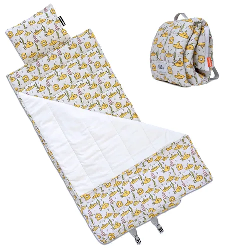Miniatura 13 de Bulkie - Tapete para siesta para niños, para guardería y preescolar, se pliega para llevar en la espalda, osos