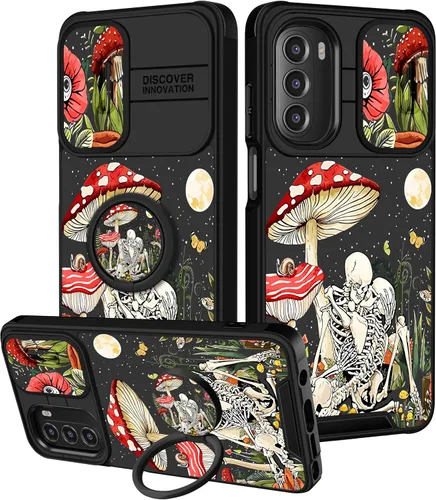 Miniatura 44 de Funermei Funda para Moto G Play 4G 2024 – Funda para teléfono para mujeres y niñas, diseño único de gato y libros, diseño único con funda