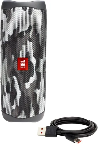 Miniatura 6 de JBL Flip 5 (camuflaje negro) + paquete con divvi! Funda protectora rígida Camo Negro