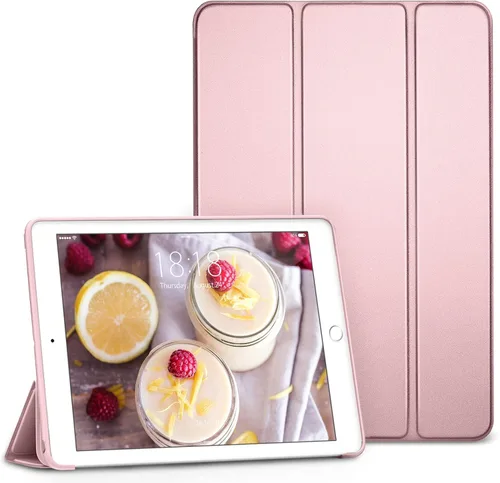Miniatura 14 de Carcasa para iPad Mini 4, DTTO, antirraspones, ultradelgado, liviano, con autoencendido y autoapagado, cubierta con soporte de triple doblado