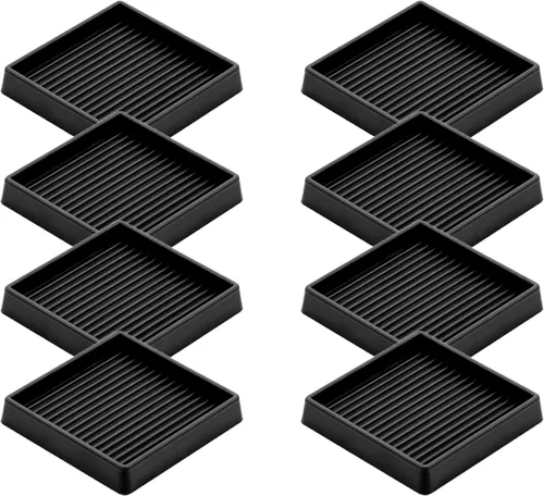 Miniatura 20 de VOCOMO Copas de goma de 2 x 2, almohadillas antideslizantes para muebles, agarre antideslizante, pies antideslizantes para muebles, protector