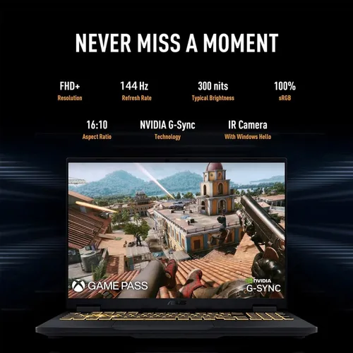 Miniatura 2 de ASUS TUF A16 Laptop para juegos - AMD Ryzen 7 7445HS Beat i7-12650H - RTX 4050 - Teclado retroiluminado RGB - 16" WUXGA 144Hz -32GB DDR5 RAM -2TB