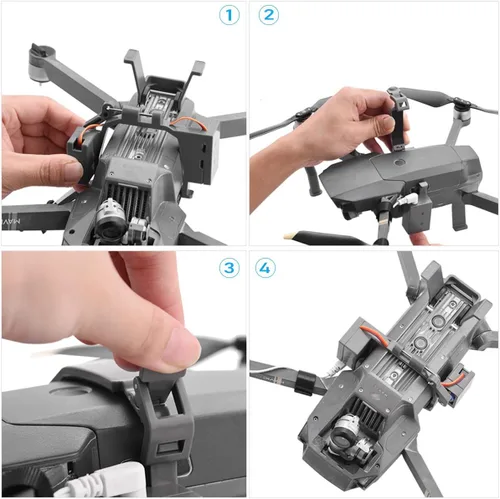 Miniatura 6 de Sistema Airdrop para DJI Mavic Pro, dispositivo de liberación de entrega de transporte de carga útil, liberación de cebo de pesca, gancho caída