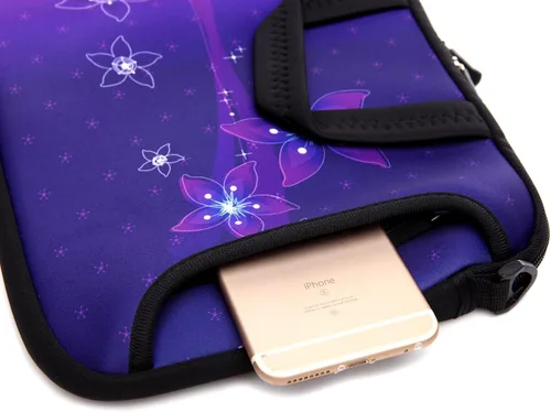 Miniatura 5 de 12.5 pulgadas portátil hombro bolsa manga caso con asa para 11.6" 12" 12.2" 12.2" 12.5" netbook/Macbook Air Pro Púrpura
