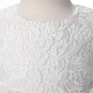 Miniatura 2 de Mallimoda Vestido de novia de princesa de tul de encaje para niña pequeña y bebé