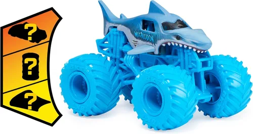 Miniatura 2 de Monster Jam Camión fundido a troquel 1:64 Spin Master 2022 con accesorio adicional: Megalodon Hyper Fueled