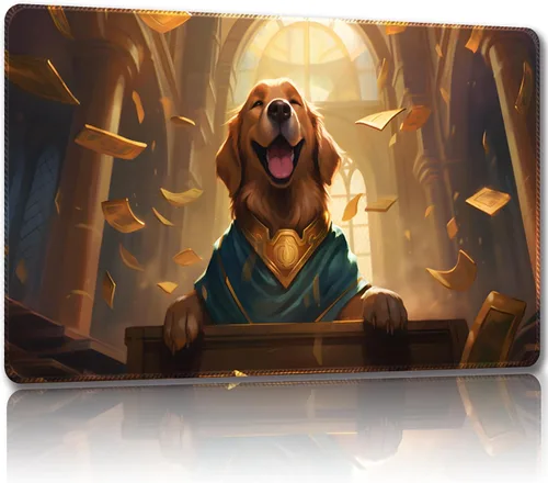 Miniatura 17 de Tapete de juego para MTG con bolsas de almacenamiento gratis, tapete de juego de 24 x 14 pulgadas TCG y alfombrillas de juego de mesa para cartas
