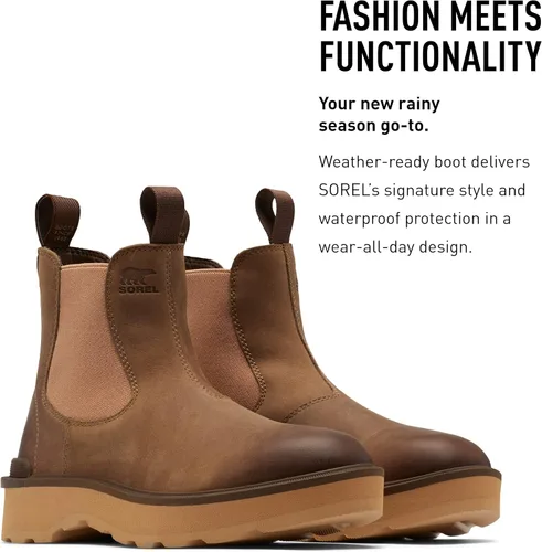 Miniatura 3 de SOREL Botas Chelsea Hi-Line para mujer, Umber, Tawny Buff, 10.5