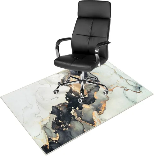 Miniatura 27 de Anidaroel Alfombrilla para silla de 48"x60" para piso de madera dura/piso de azulejos, alfombrilla de silla de escritorio para pisos duros, Rojo