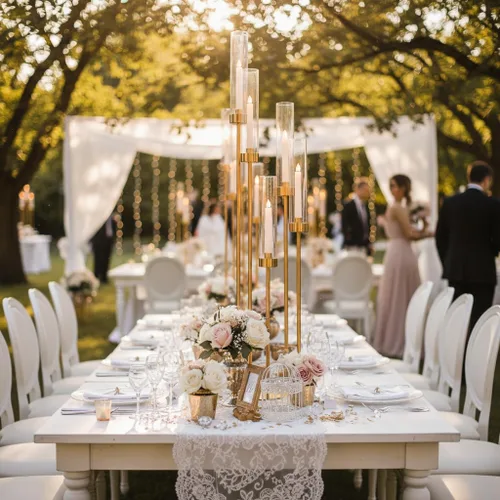 Miniatura 6 de Candelabro de 5 brazos con pantalla acrílica, juego de 4 candelabros dorados para mesa de boda, fiesta de cumpleaños, decoración del hogar, 39.4