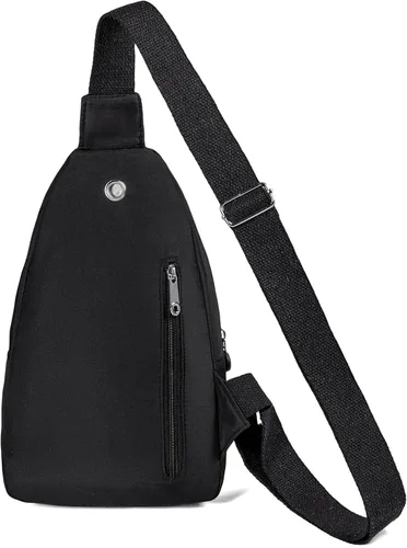 Miniatura 6 de EVANCARY - Mochila pequeña tipo bandolera para mujeres y hombres, mochila de pecho tipo bandolera para viajes, senderismo y actividades al aire