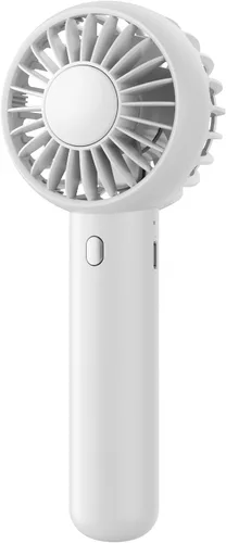 Miniatura 10 de Gaiatop Mini ventilador portátil, pequeño y potente, diseño lindo de 3 velocidades, ventilador de mano personal y escritorio con base, ligero
