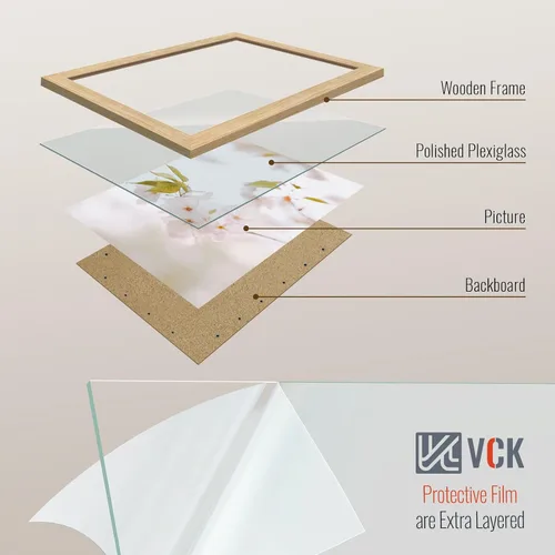 Miniatura 103 de VCK Marcos para póster de madera maciza de 22.375 x 34 pulgadas, marco de fotos A1 negro con montaje en pared, paquete de 3
