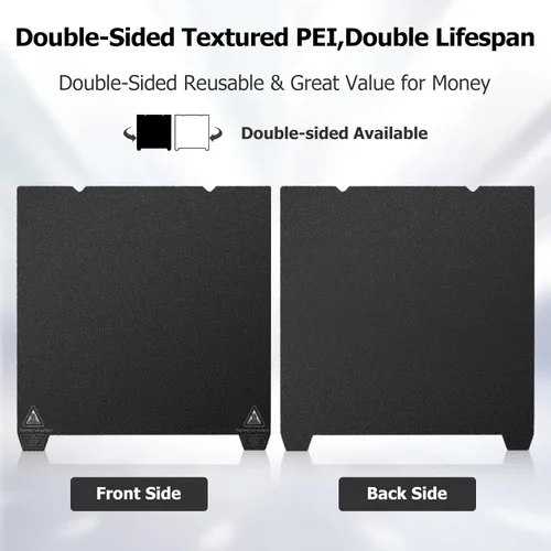 Miniatura 4 de YOOPAI Kit de hoja PEI de doble cara y placa de construcción magnética flexible, plataforma de cama de impresora 3D de 235x235mm para Creality Ender
