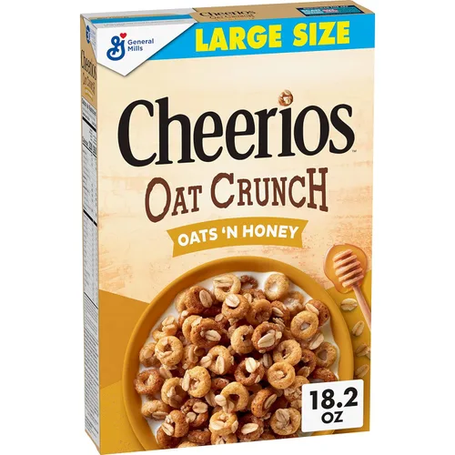 Miniatura 12 de Cheerios Taza de cereales para desayuno, sin gluten, cereales de una sola porción, 1.3 onzas (paquete de 12)