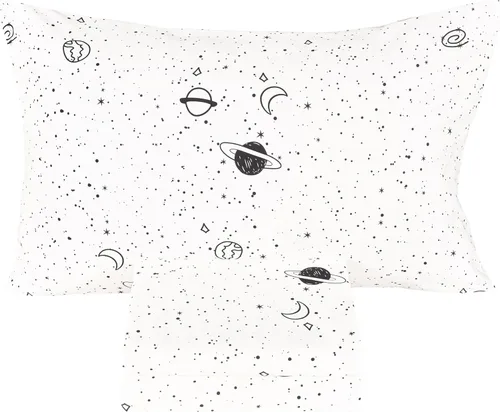 Miniatura 26 de Scientific Sleep Juego de sábanas de 100% algodón para niños y niñas, adolescentes, sábana encimera, sábana bajera y funda de almohada