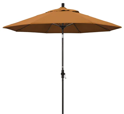 Miniatura 21 de California Umbrella GSCUF908117-5461 - Sombrilla redonda de 9 pies con poste de aluminio y varillas de fibra de vidrio para patio, 9 pies