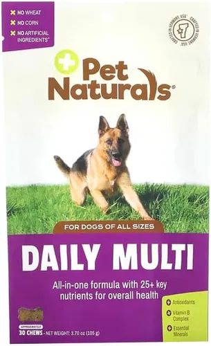 Miniatura 4 de Pet Naturals Multivitamínico diario para perros, sabor vegetal, 30 masticables - Deliciosos masticables con aminoácidos y antioxidantes - Apoya