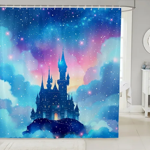 Miniatura 26 de Butterfly Shower Curtain Bohemian Bathroom Shower Curtain Set for Kids Adult Sun Moon Bath Curtain Yellow Butterfly Waterproof Curtains Room Decor