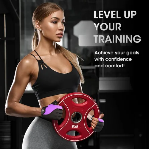 Miniatura 6 de Guantes de entrenamiento para hombres y mujeres, guantes de levantamiento de pesas para ejercicio, entrenamiento de gimnasio, fitness, transpirables