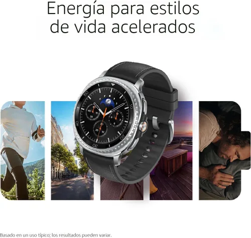Miniatura 7 de Samsung Galaxy Watch 8 Classic (2025) - Reloj inteligente Bluetooth de 46 mm, diseño de cojín, bisel giratorio, botón rápido, entrenador de dormir