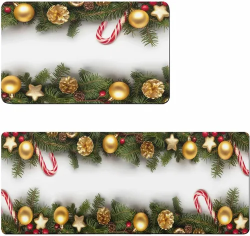 Tapete de baño de Navidad para bañera, antideslizante, de secado rápido y absorbente, tierra de diatomeas, fregadero, dormitorio, cocina, lavable,
