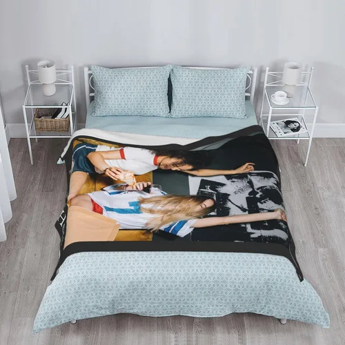 Miniatura 7 de Manta personalizada con texto de fotos, manta personalizada con mis propias fotos, manta conmemorativa personalizada para madres para mamá, papá
