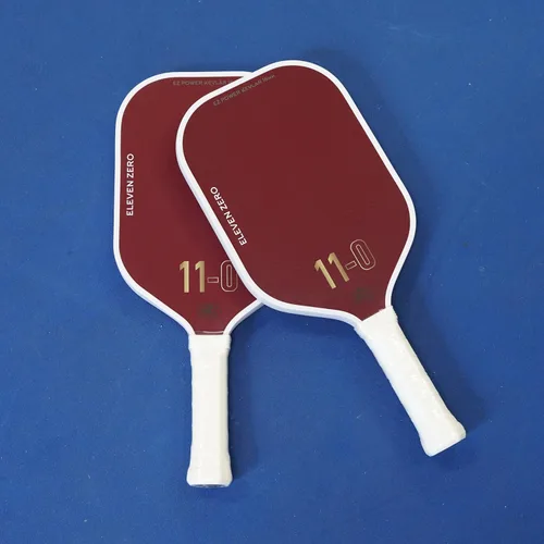 Miniatura 9 de EZ Power K-0.630 in Termoformed Pro Pickleball Paddle Aramida roja y tejido de fibra de carbono cruda Superficie de alta fricción T700