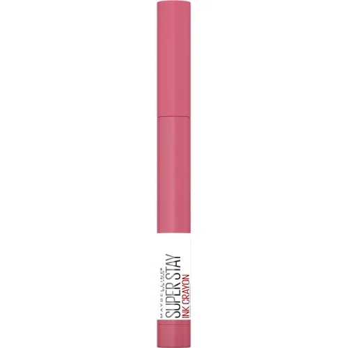 Miniatura 28 de Maybelline Super Stay Ink Crayon lápiz labial, lápiz labial mate con punta de precisión con sacapuntas integrado, larga duración de hasta 8 horas