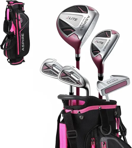 Miniatura 13 de Aspire X-Lite Super Performance Junior Golf Club Set - Right-Handed Kids Golf Set with Driver, Hybrid, 7 Iron, Putter, Stand Bag & Headcovers