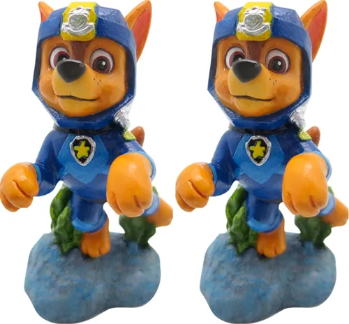 Penn-Plax Adorno de acuario de Paw Patrol con licencia oficial – Skye – Tamaño mini (paquete de 2)