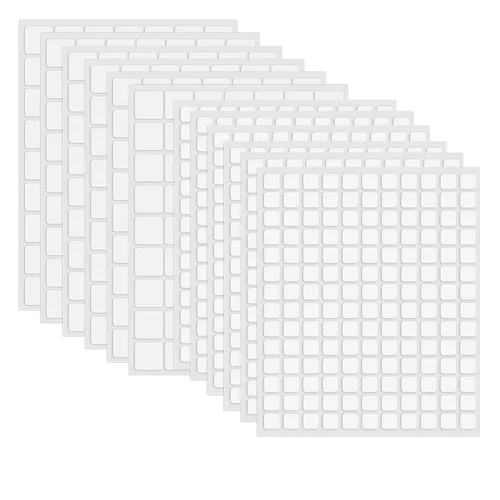 BAOFALI Juego de 12 cuadrados de espuma adhesiva de doble cara 3D de 2 tamaños para hacer tarjetas, adhesivos dimensionales adhesivos adhesivos