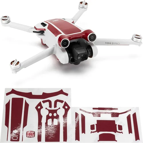 Miniatura 18 de WRAPGRADE Pegatinas de piel compatibles con DJI Mini 3 Pro Color de acento (verde militar)