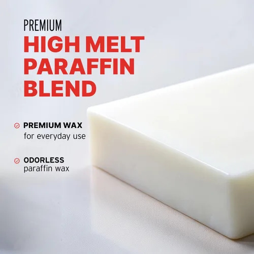 Miniatura 3 de Blended Waxes, Inc. Cera de parafina para hacer velas, cera de parafina fácil de usar para velas en forma de pastillas para uso diario, punto