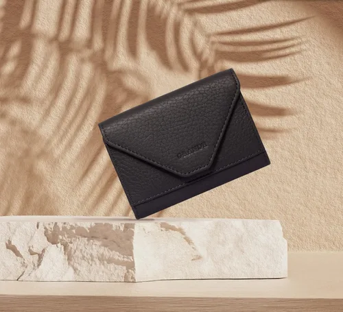 Miniatura 97 de grande Estuches para tarjetas 3639, Naranja, Tarjetero de cuero con cierre magnético, cartera pequeña de acordeón para mujer