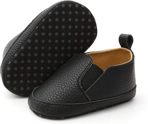 Miniatura 3 de E-FAK Zapatos unisex para bebés, niños y niñas, antideslizantes, para recién nacidos, primeros pasos, zapatos de cuna