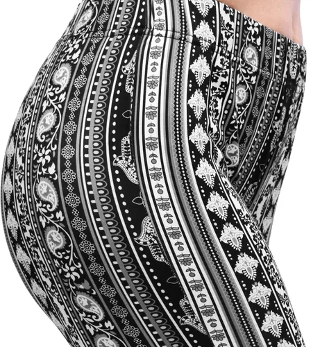 Miniatura 5 de Daisy Del Sol - Pantalones de yoga cómodos y elásticos de cintura alta, estilo boho de los 70 con parte inferior acampanada
