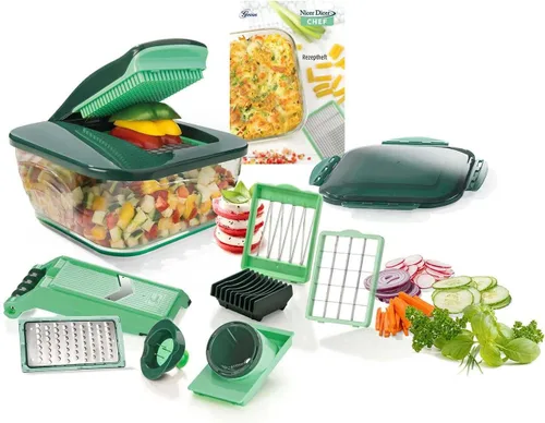 Cortador de mandolina con guantes resistentes a cortes y protector de cuchilla, cortador de verduras de mandolina ajustable y cortador de papas