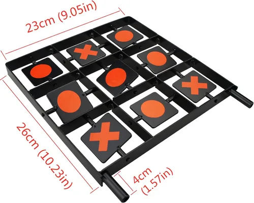 Miniatura 2 de Geekhigh Pistola BB Target Air Rifles de Pellet Gun Targets Restablecimiento del objetivo Paquete compacto Metal Acero Auto Reset para exteriores