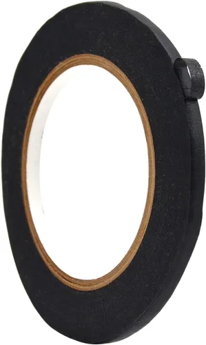 Miniatura 31 de WOD MTC5 Cinta de Enmascarar de Color, Negro, 1 pulgada x 60 yardas. Cinta Colorida para Maestros y Pintores para Arte y Manualidades Divertidas