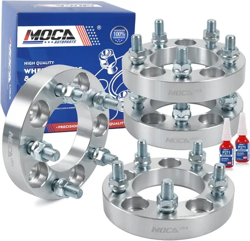 Miniatura 13 de MOCA - 2 espaciadores de rueda de 1.000 in, patrón de pernos de 0.197 x 4.500 in, buje para Jeep Cherokee/Liberty/Wrangler, 2007-2011 para Dodge