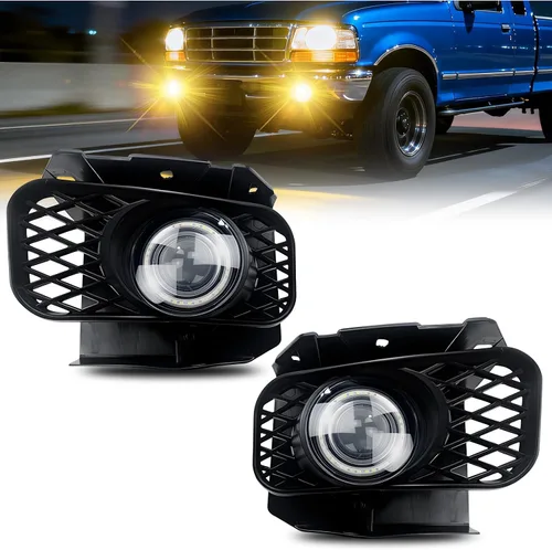 Lámpara de luces antiniebla, compatible con Ford Expedition 1999-2002, F-150 1999-2003 y F-150 Heritage 2004, lado del conductor y del pasajero, con