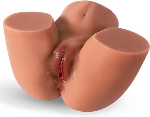 Miniatura 2 de Muñeca sexual, torso, de tamaño real con túnel anal y vaginal realista, torso femenino escalado 1:1, juguete sexual masculino para masturbación