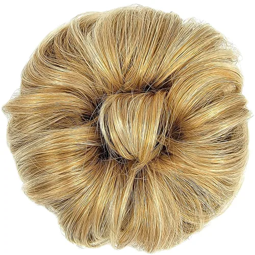 Miniatura 32 de HAIR COUTURE Avanti Moño desordenado - Pieza de extensión sintética instantánea, con pelo rizado ondulado postizo para mujeres