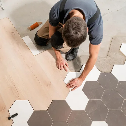 Miniatura 5 de uxcell 200 piezas de baldosas de pared de plástico tipo Y, espaciadores de baldosas hexagonales de 0.059 in, 1/16 pulgadas, espaciadores de azulejos