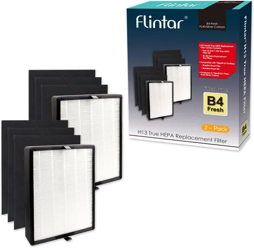 Miniatura 8 de Filtro de repuesto B4-Fresh, compatible con Alen BreatheSmart Flex y purificador de aire 45i, filtración de aire de alta eficiencia de grado H13