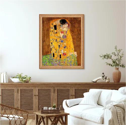 Miniatura 96 de A&T ARTWORK Campo de trigo con cipreses de Van Gogh Las reproducciones de arte clásico mundial, impresiones en lienzo giclée para decoración